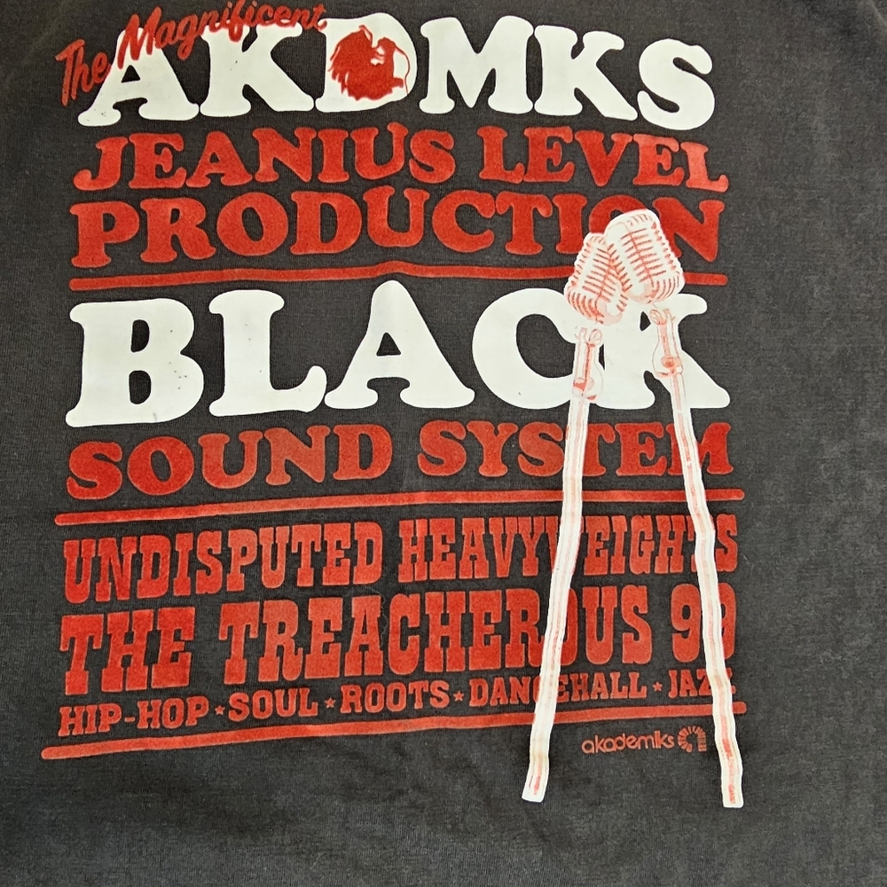 Akademiks Men's Double Side Sound System Long Sleeve Shirt Men's Size 5xl View 3